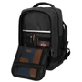 Kép 5/15 - Peterson Hátizsák - Kézipoggyász -  Ptn Sikorka-6460 Black - Fekete - 40 X 25 X 20 Cm -