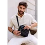 Kép 2/10 - Rovicky Férfi Bőr Oldaltáska R-13204-M-3877 Black - Fekete
