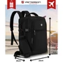 Kép 3/11 - Peterson Hátizsák - Kézipoggyász - Ptn Gawron-6-9621 Black - 40 X 25 X 20 Cm -