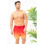 Kép 1/5 - Budmil férfi beach short fürdőnadrág - piros - narancs
