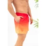 Kép 5/5 - Budmil férfi beach short fürdőnadrág - piros - narancs
