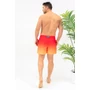 Kép 2/5 - Budmil férfi beach short fürdőnadrág - piros - narancs