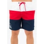 Kép 4/4 - Budmil férfi beach short fürdőnadrág - fehér-piros-sötétkék
