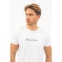 Kép 4/4 - Budmil férfi slim fit rugalmas póló - fehér