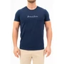 Kép 3/4 - Budmil férfi slim fit rugalmas póló - sötétkék