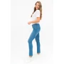 Kép 5/6 - Budmil női slim fit szűkített farmernadrág - világoskék