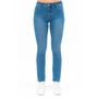 Kép 3/6 - Budmil női slim fit szűkített farmernadrág - világoskék
