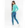 Kép 5/6 - Budmil női skinny fit szűk farmernadrág - világoskék