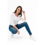 Kép 1/6 - Budmil női skinny fit szűk farmernadrág - szürkéskék