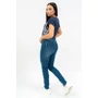 Kép 2/6 - Budmil női skinny fit szűk farmernadrág - szürkéskék
