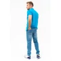 Kép 2/5 - Budmil férfi slim fit szűkített farmernadrág - világoskék