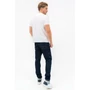 Kép 2/4 - Budmil férfi slim fit normál derekú szűkített farmernadrág - sötétkék