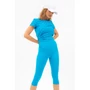 Kép 3/6 - Budmil női rugalmas fitness leggings nadrág - türkiz