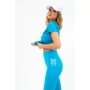 Kép 5/6 - Budmil női rugalmas fitness leggings nadrág - türkiz