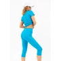 Kép 4/6 - Budmil női rugalmas fitness leggings nadrág - türkiz