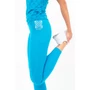 Kép 4/7 - Budmil női rugalmas fitness leggings nadrág - türkiz