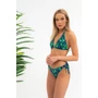 Kép 4/4 - Budmil női bikini felső - kék - zöld mintás