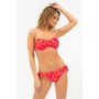 Kép 5/5 - Budmil női bikini felső - pink - narancs mintás