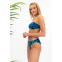 Kép 5/5 - Budmil női bikini felső - kék - zöld mintás
