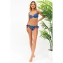 Kép 4/4 - Budmil női bikini felső - kék - pink mintás