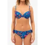 Kép 3/4 - Budmil női bikini felső - kék - pink mintás
