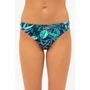 Kép 2/4 - Budmil női bikini alsó - sötétkék - zöld mintás