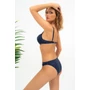 Kép 3/4 - Budmil női bikini alsó - sötétkék mintás