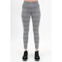 Kép 2/4 - Budmil női rugalmas leggings nadrág - szürke kockás