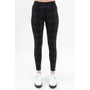 Kép 2/4 - Budmil női rugalmas leggings nadrág - fekete-fehér mintás