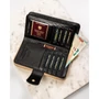 Kép 8/11 - Peterson Női Pénztárca Ptn Lj-76116-0698 Black-Gold