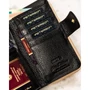 Kép 9/11 - Peterson Női Pénztárca Ptn Lj-76116-0698 Black-Gold