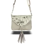 Kép 4/8 - Zellia Női Oldaltáska 24104 Beige-Arany - Leaf -