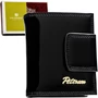 Kép 1/10 - Peterson Női Bőr Pénztárca Ptn Lj-42329-0612 Black-Gold
