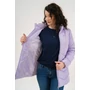 Kép 5/5 - Budmil női kapucnis téli kabát - világoslila