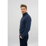Kép 6/6 - Budmil férfi kötött kardigán - sötétkék melír