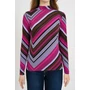 Kép 3/4 - Budmil női magas nyakú hosszú ujjú felső - színes mintás