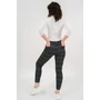 Kép 2/4 - Budmil női rugalmas leggings - fekete-fehér kockás