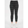 Kép 3/4 - Budmil női rugalmas leggings - fekete-fehér kockás