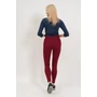 Kép 2/4 - Budmil női rugalmas leggings - bordó