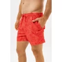 Kép 2/4 - Budmil férfi beach short fürdőnadrág - piros - narancs mintás