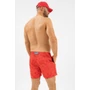 Kép 3/4 - Budmil férfi beach short fürdőnadrág - piros - narancs mintás