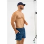Kép 4/4 - Budmil férfi beach short fürdőnadrág - kék - sötétkék mintás