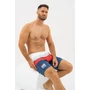 Kép 1/4 - Budmil férfi beach short fürdőnadrág - fehér - piros - kék