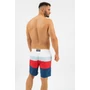 Kép 4/4 - Budmil férfi beach short fürdőnadrág - fehér - piros - kék