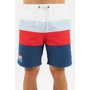 Kép 3/4 - Budmil férfi beach short fürdőnadrág - fehér - piros - kék