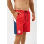 Kép 2/4 - Budmil férfi beach short fürdőnadrág - piros - kék-fehér