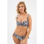 Kép 1/7 - Budmil női bikini felső - fekete - fehér mintás