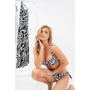 Kép 4/7 - Budmil női bikini felső - fekete - fehér mintás