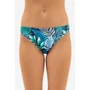 Kép 4/4 - Budmil női bikini alsó - sötétkék - zöld mintás