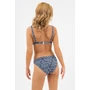 Kép 6/7 - Budmil női bikini alsó - sötétkék - fehér mintás